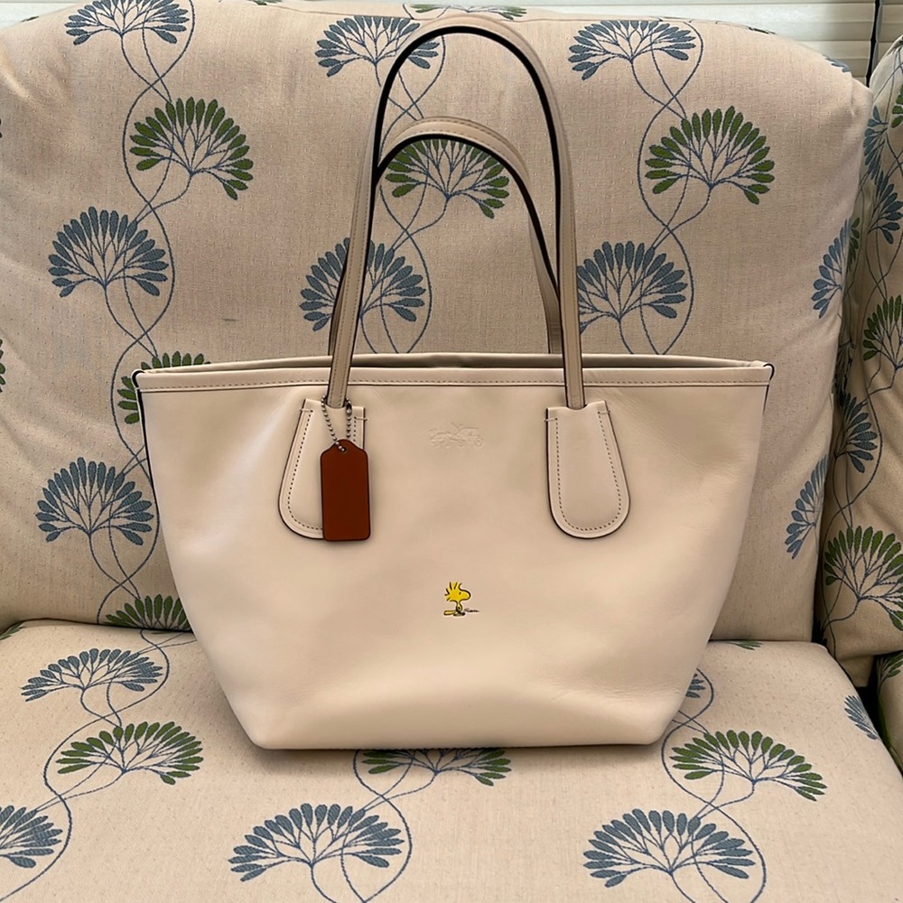 NWOT COACH X PEANUTS WOODSTOCK SMALL TOTE